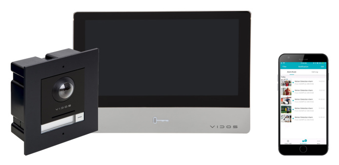 VIDOS Zestaw wideodomofonu IP S2201_M2010